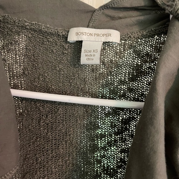 Boston Proper Cardigan Olive XSM - Picture 9 of 9